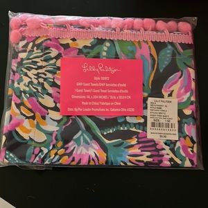 Lilly Pulitzer guest towel